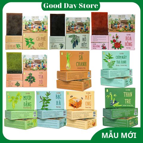 Xà Bông Sinh Dược Handmade Từ Thảo Mộc - Sà Phòng Thiên Nhiên Dưỡng Da, Giúp Làm Sạch, Chống Khuẩn, Sản Phẩm Việt Nam